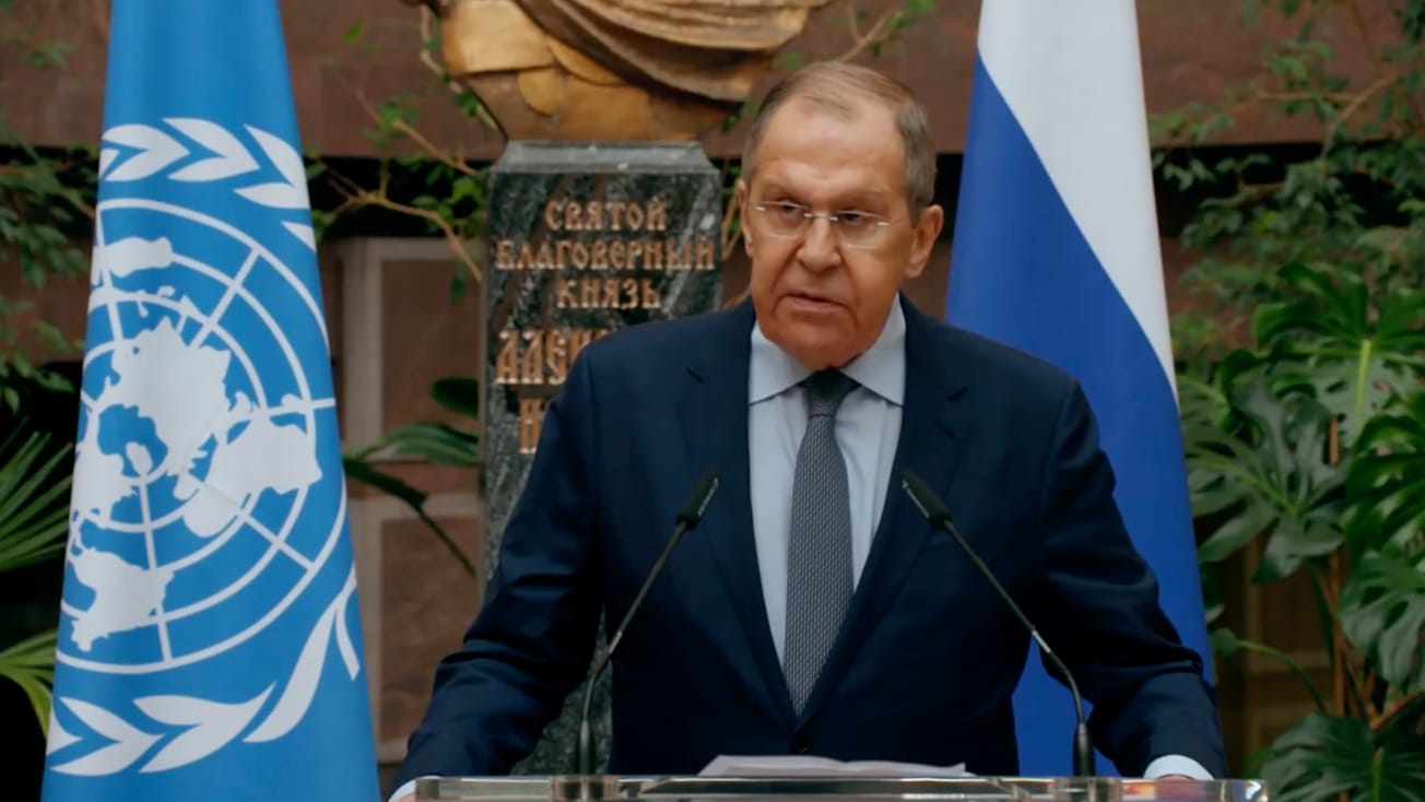 Lavrov Warns That World Is on Precipice of Nuclear War