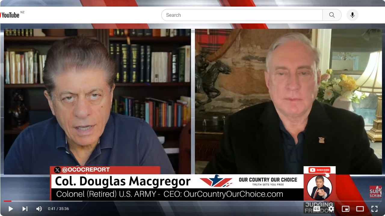 Col. Douglas Macgregor : Do Israel + Ukraine = WWIII? - Interview