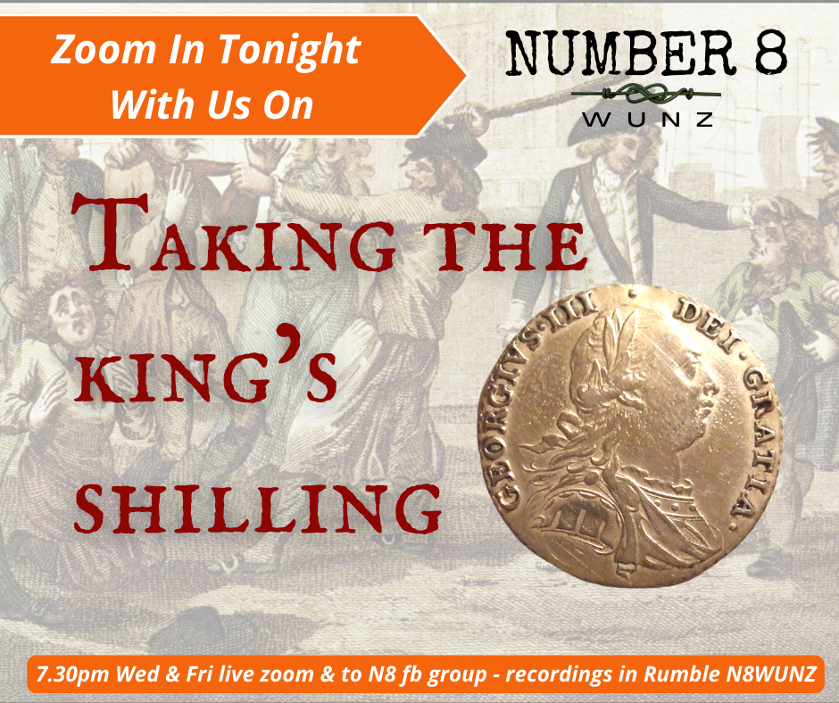 Join Us Tonight!!! Ep 75 - "Taking The King's Shilling"