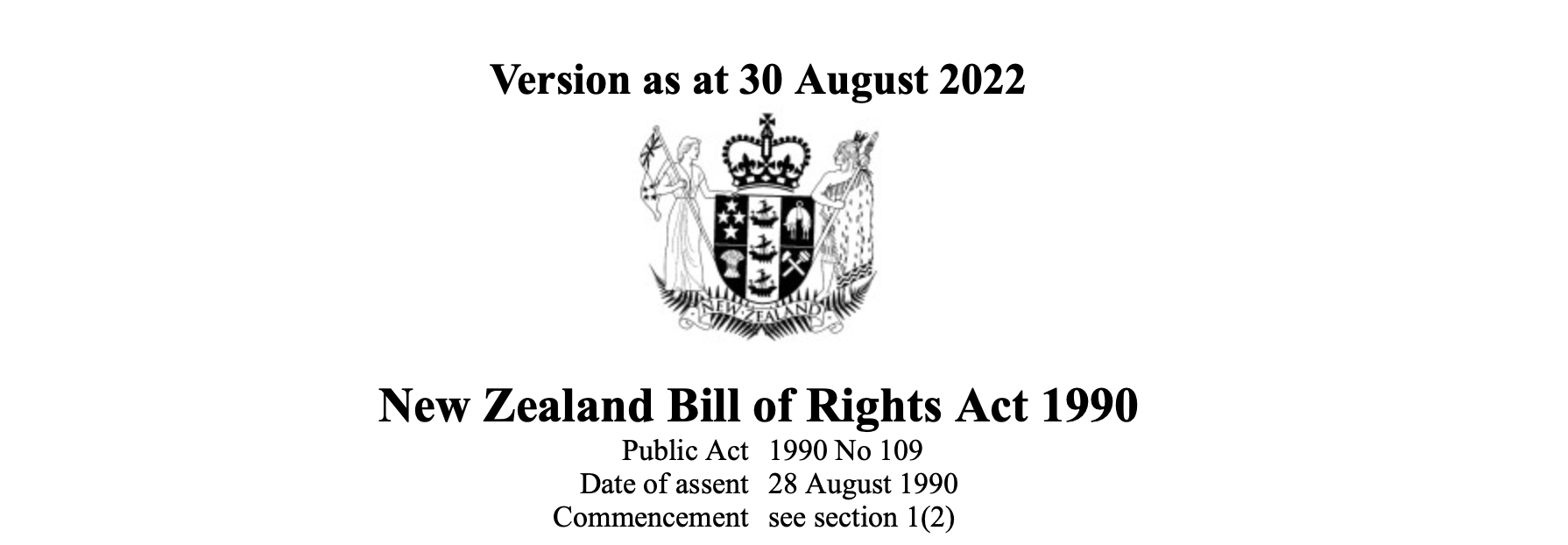 Complete Disregard for Bill of Rights - Recent OIA shows
